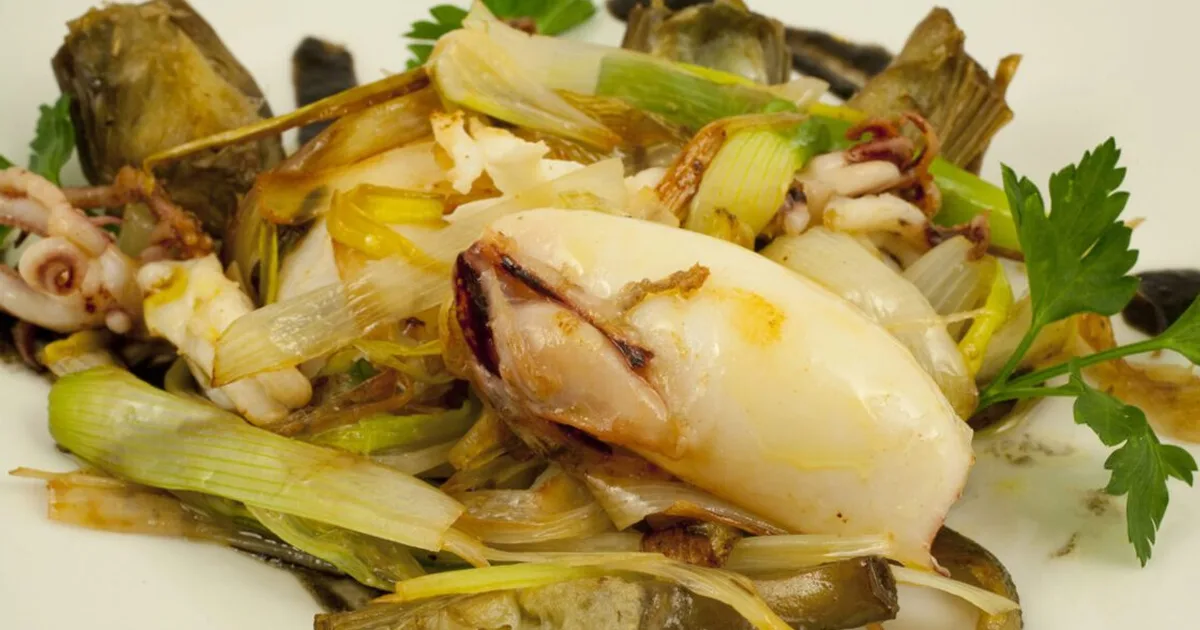 Carciofi con Calamari
