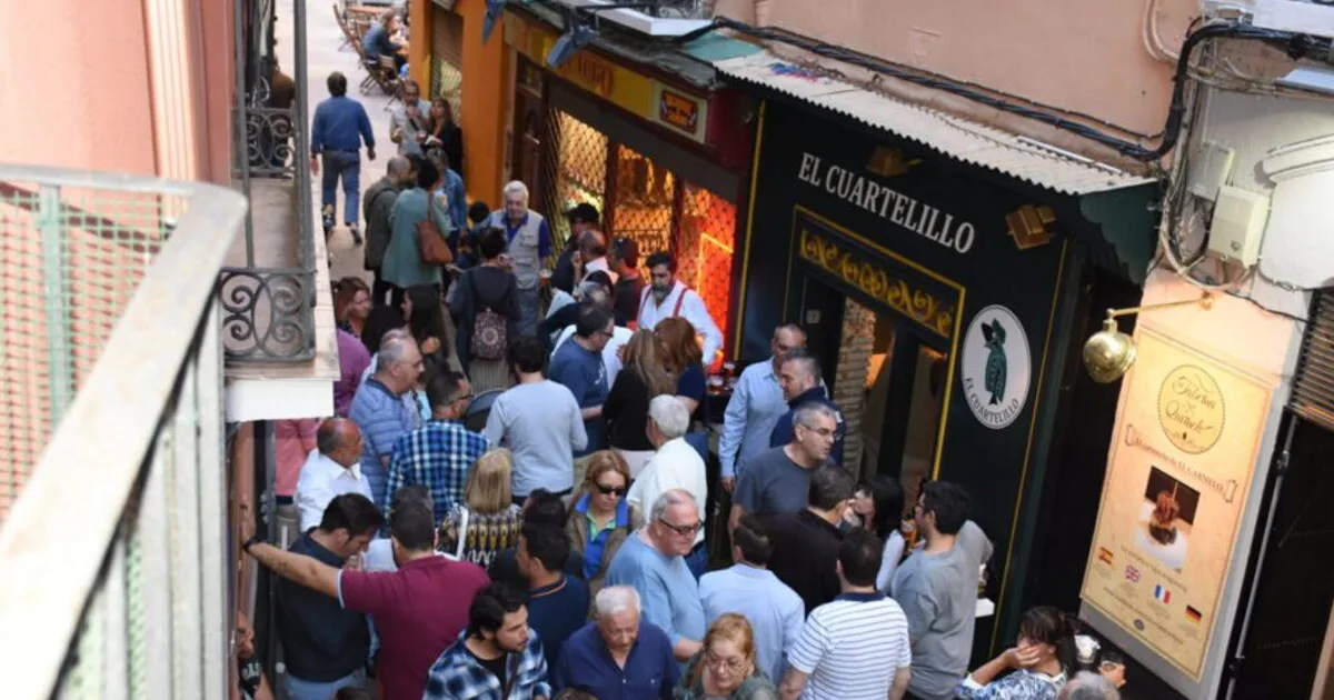 El Tubo de Zaragoza zona de tapas